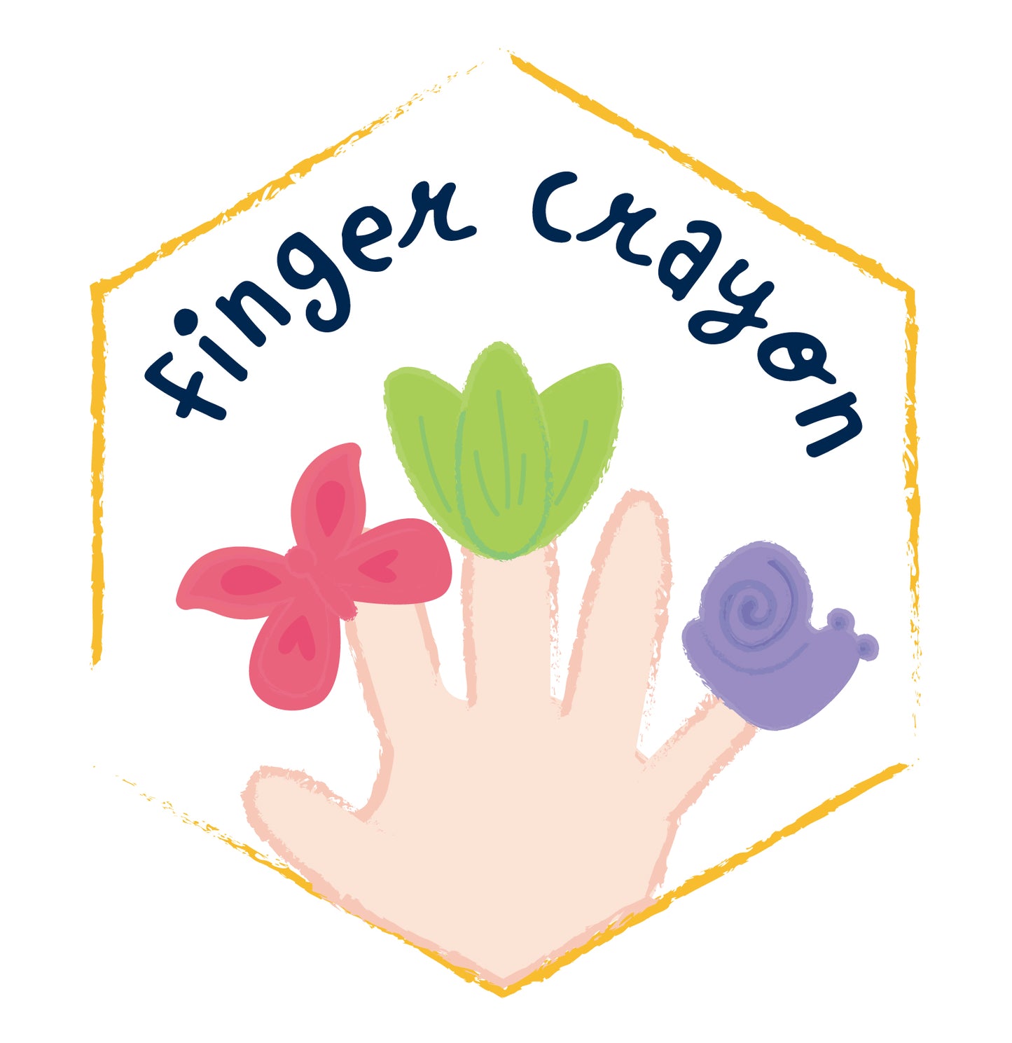 6 Garden Finger Crayons