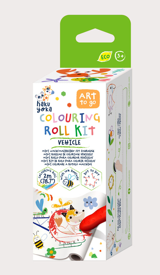 Mini Colouring Roll Kit  Vehicle