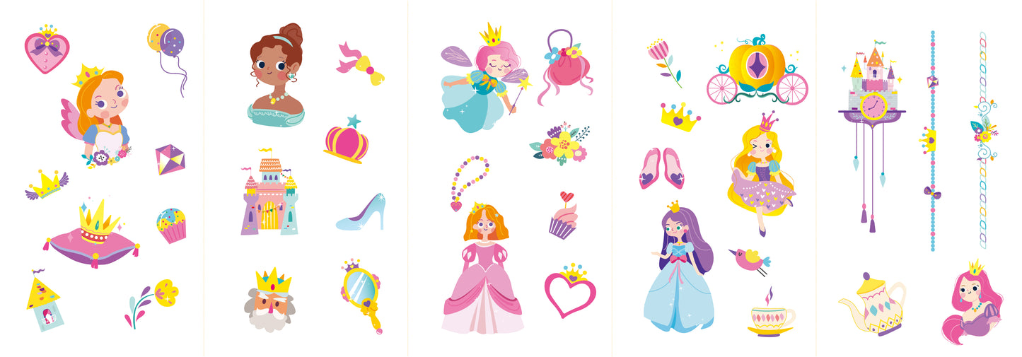 Nail Stickers and Tattoos Princess